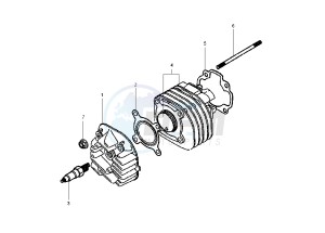 YH WHY 50 drawing CYLINDER HEAD