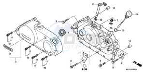 VT750CA9 Australia - (U / MME SPC) drawing RIGHT CRANKCASE COVER