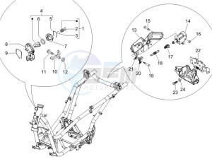 X9 500 Evolution 2006-2007 (USA) drawing Locks