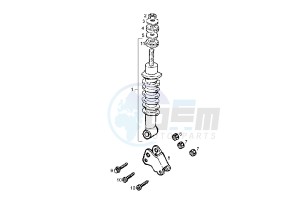 BOULEVARD - 200 drawing REAR SHOCK ABSORBER