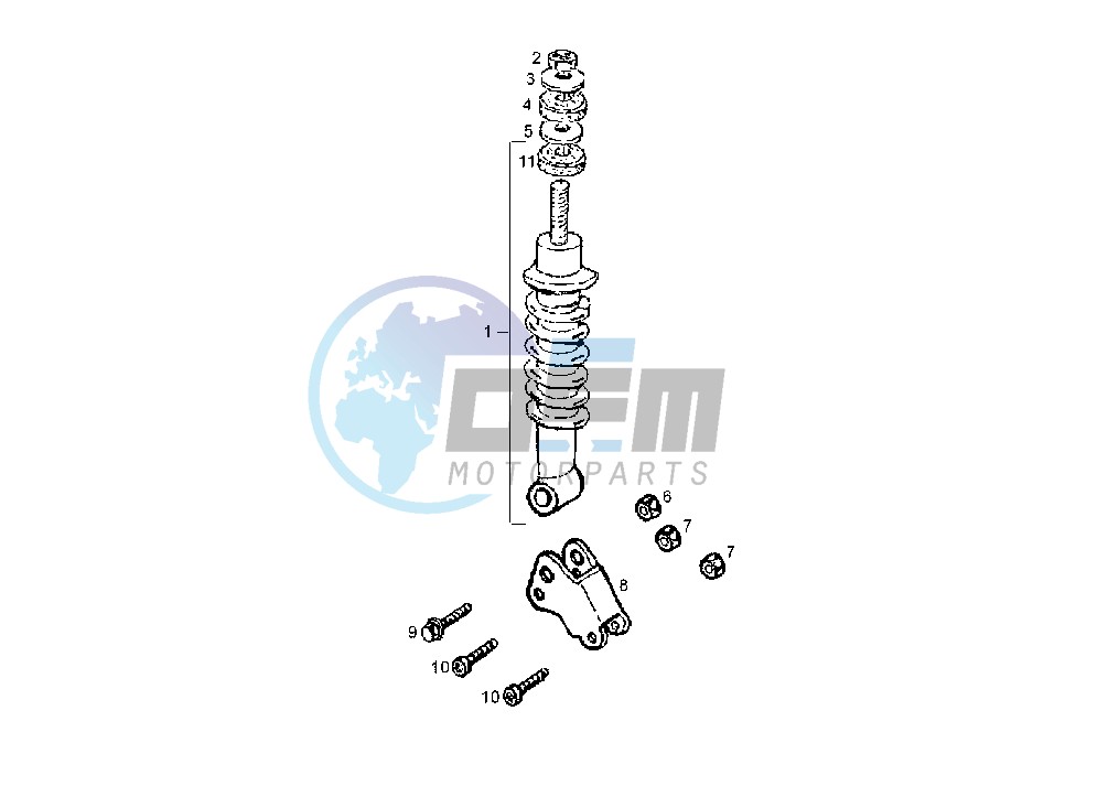 REAR SHOCK ABSORBER