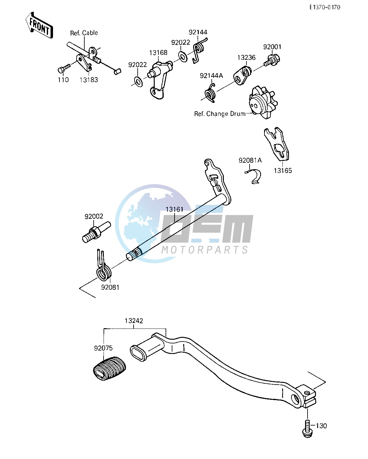 GEAR CHANGE MECHANISM