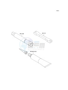 KLX 450 A [KLX450R] (A8F-A9F) A9F drawing OWNERS TOOLS