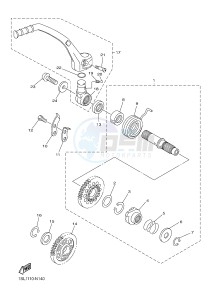 YZ450F (1SL5 1SL6 1SL7 1SL8) drawing STARTER