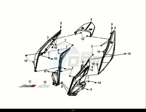 ORBIT III 125 (XE12W2-EU) (E5) (M1) drawing BODY COVER