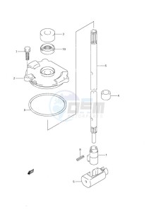 DF 140 drawing Clutch Rod (S/N 682149 & Newer)