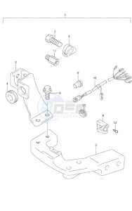 DF 9.9 drawing Remote Control Parts