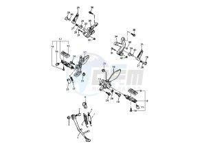 FZR R 600 drawing STAND-FOOTREST