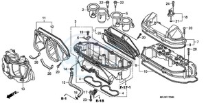 CBR600RA9 Europe Direct - (ED / ABS MME) drawing AIR CLEANER