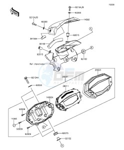 Z1000 ZR1000FEFA FR GB XX (EU ME A(FRICA) drawing Meter(s)