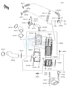 JET SKI ULTRA 310X JT1500LEF EU drawing Inter Cooler