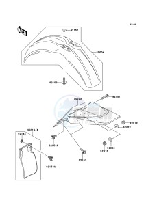 KX65 KX65A9F EU drawing Fenders