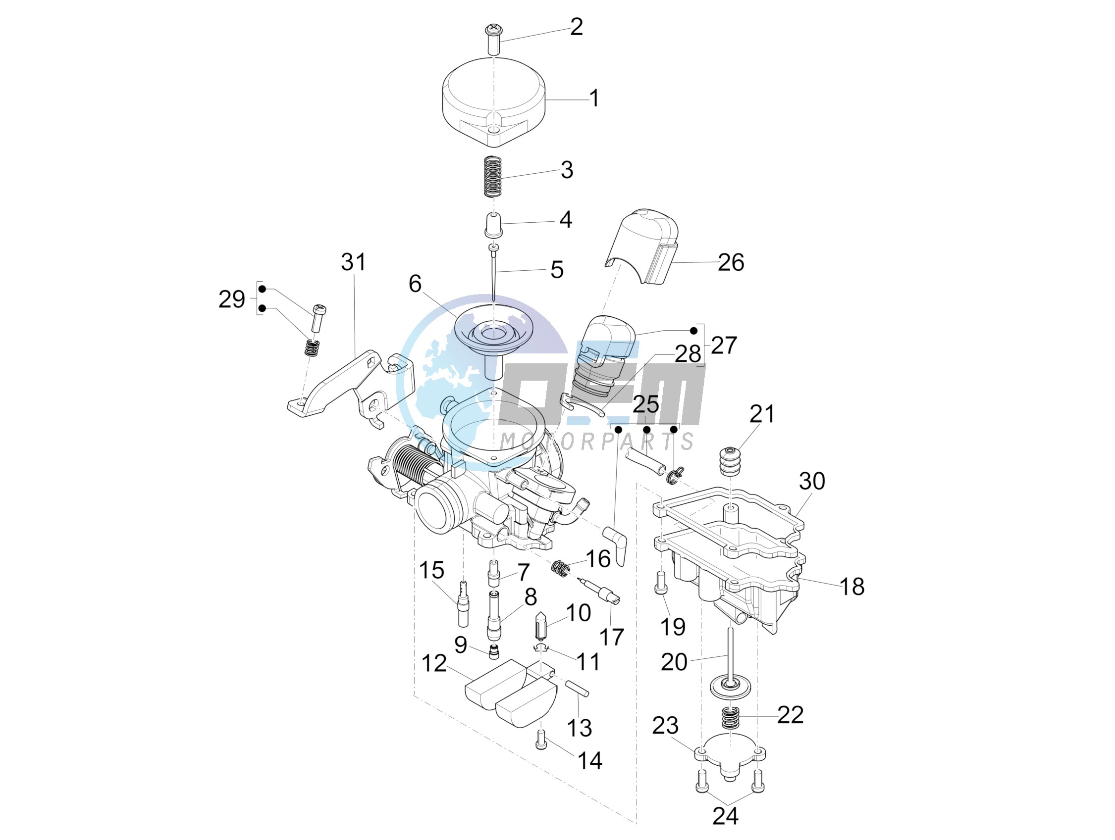 Carburetor's components