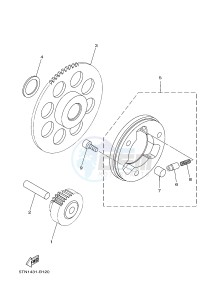 T110C (40BB) drawing STARTER CLUTCH