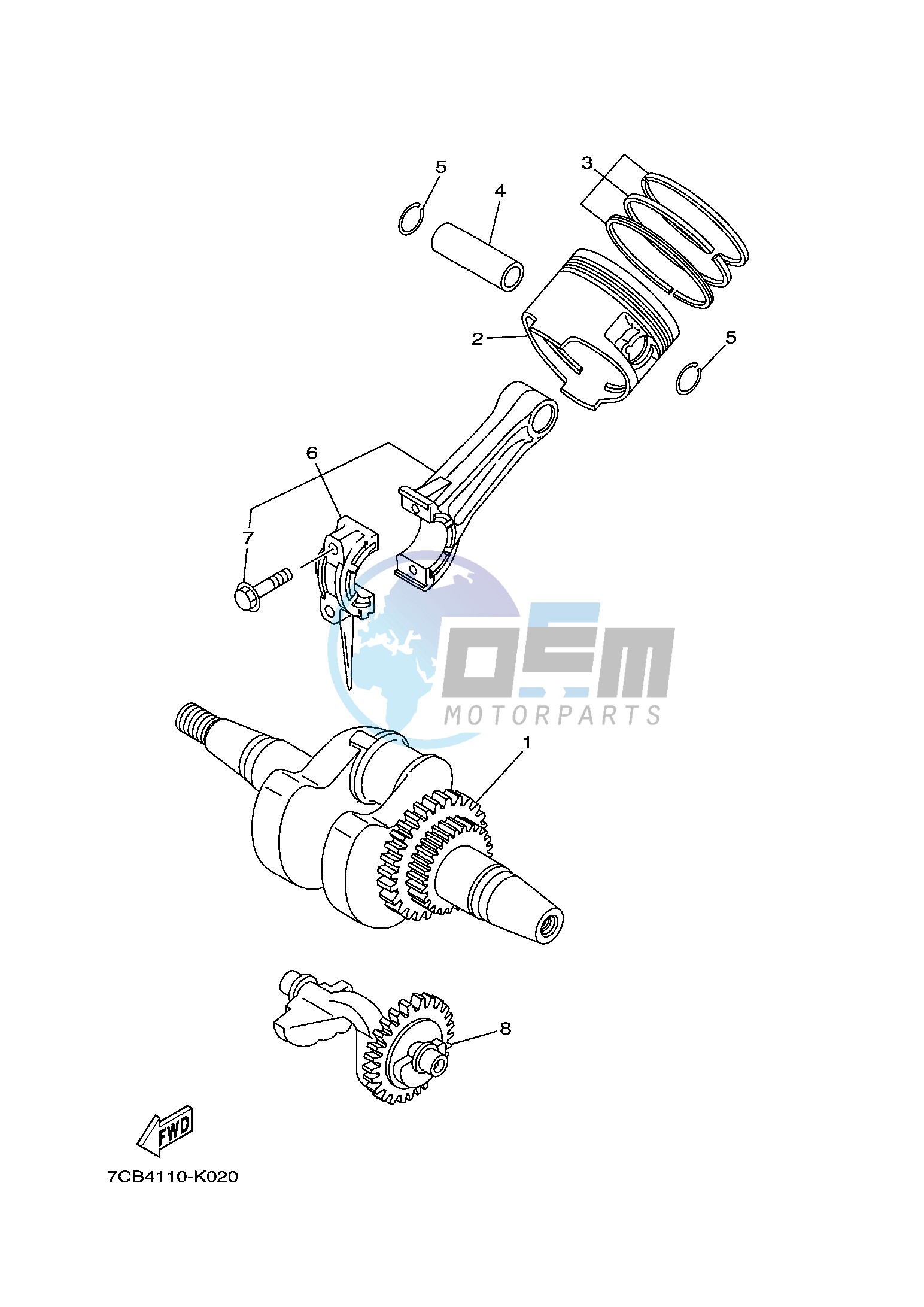 CRANKSHAFT & PISTON