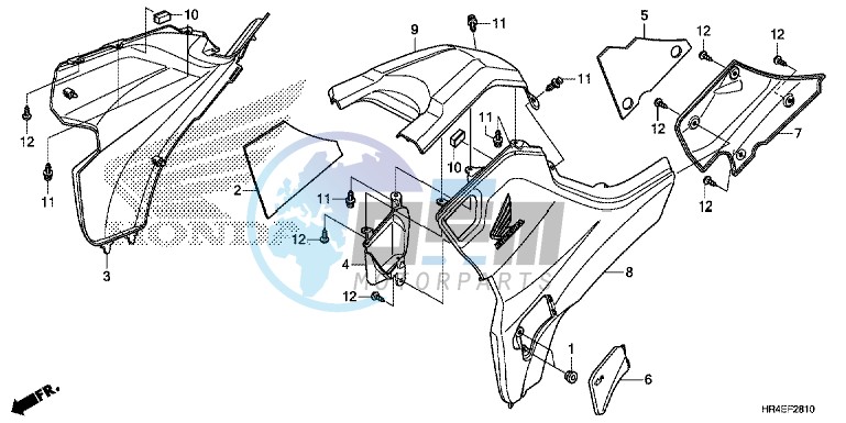 SIDE COVER/TANK COVER