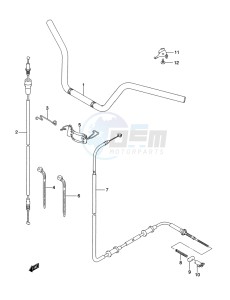 LT-A500XP Z drawing HANDLE BAR