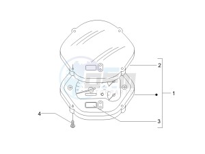 Granturismo 200 L USA drawing Meter combination - Cruscotto