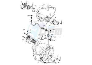 XT E 600 drawing OIL PUMP