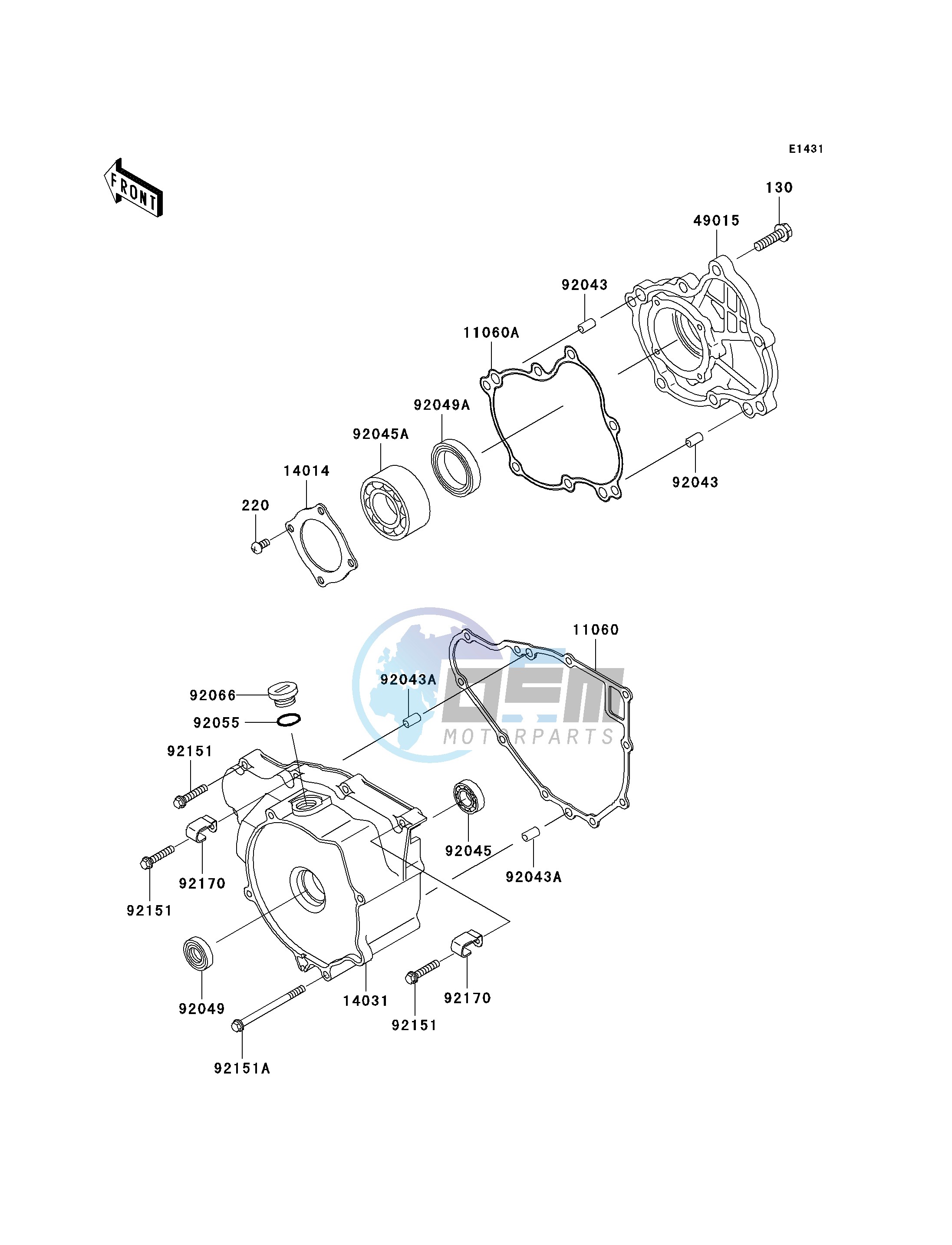 ENGINE COVER-- S- -