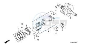 SH300A9 F / ABS CMF TBX drawing CRANKSHAFT/PISTON