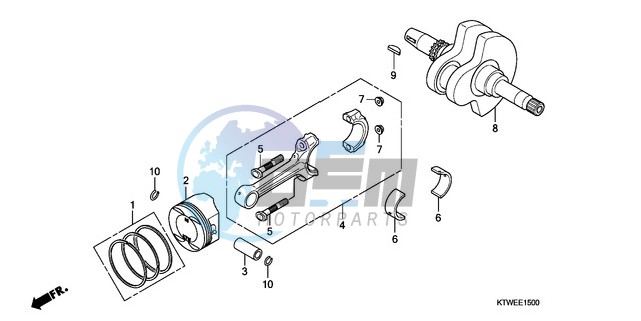 CRANKSHAFT/PISTON