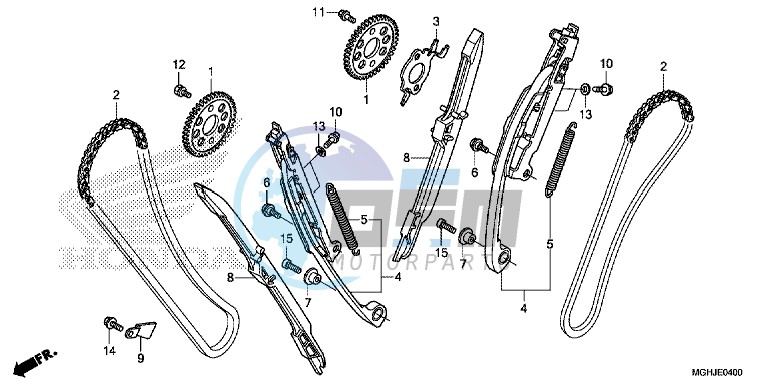 CAM CHAIN/TENSIONER