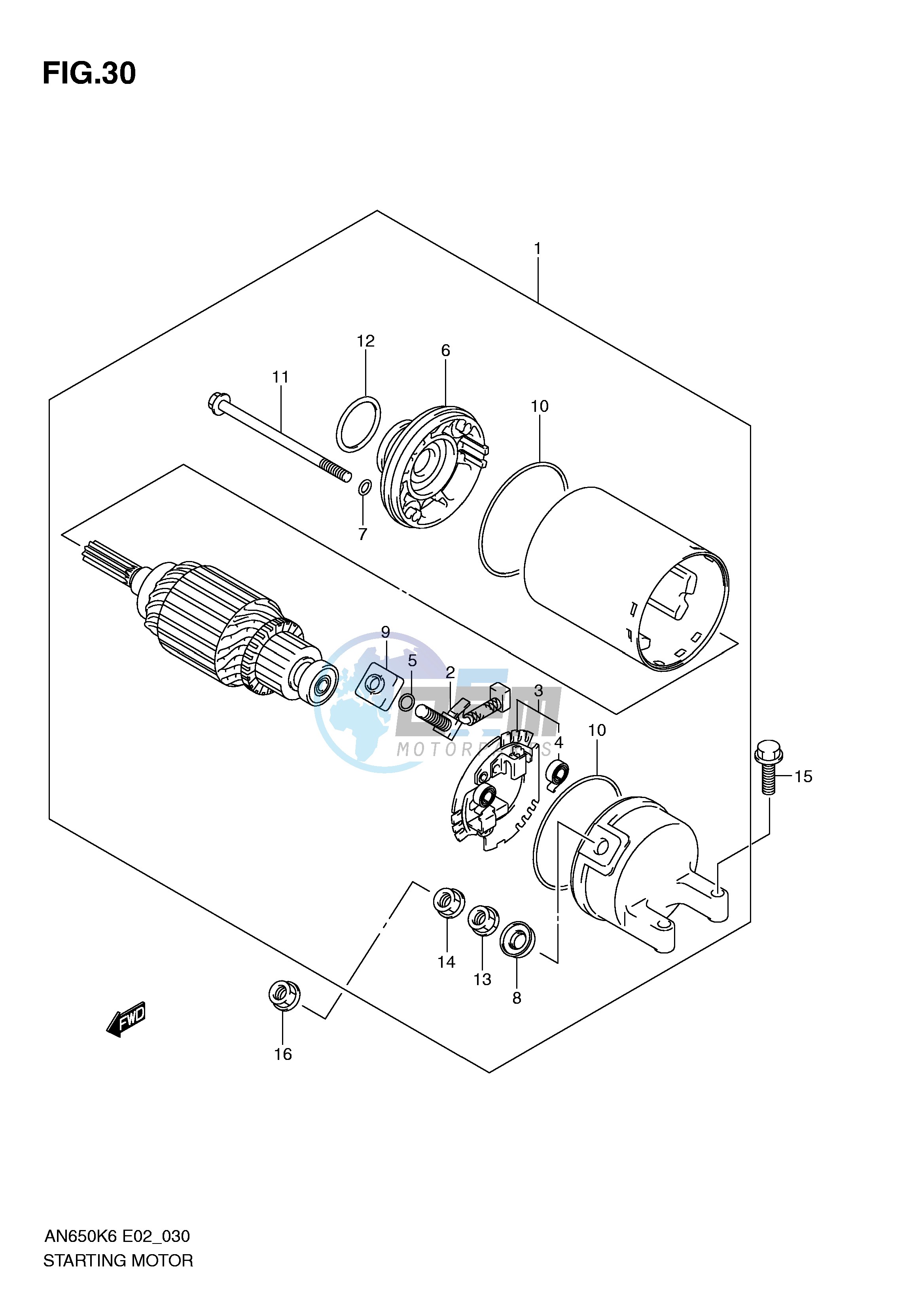 STARTING MOTOR