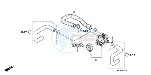 GL18009 BR / AB - (BR / AB) drawing AIR INJECTION VALVE