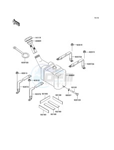 JET SKI 900 STX JT900E6F FR drawing Oil Tank