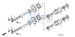 ST1300A9 ED / ABS MME drawing BALANCER SHAFT