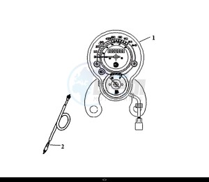 ALLO 50 (25 KM/H) (AJ05WA-NL) (L8-M0) drawing SPEEDOMETER