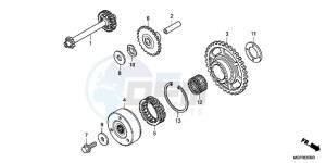 CBR1000RRC drawing STARTING CLUTCH