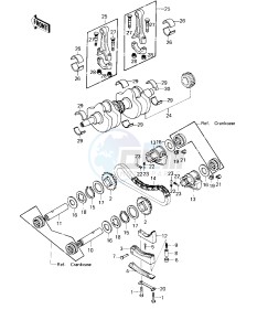 KZ 750 G [LTD II] (G1) [LTD II] drawing CRANKSHAFT_BALANCER