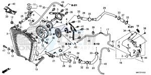 CBR1000S2H 2ED - (2ED) drawing RADIATOR