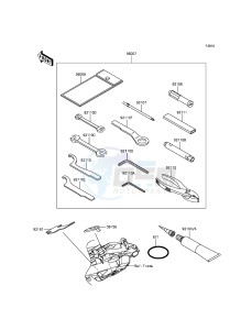 NINJA 250SL BX250AGF XX (EU ME A(FRICA) drawing Owner's Tools