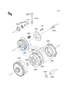 KX65 KX65A7F EU drawing Clutch