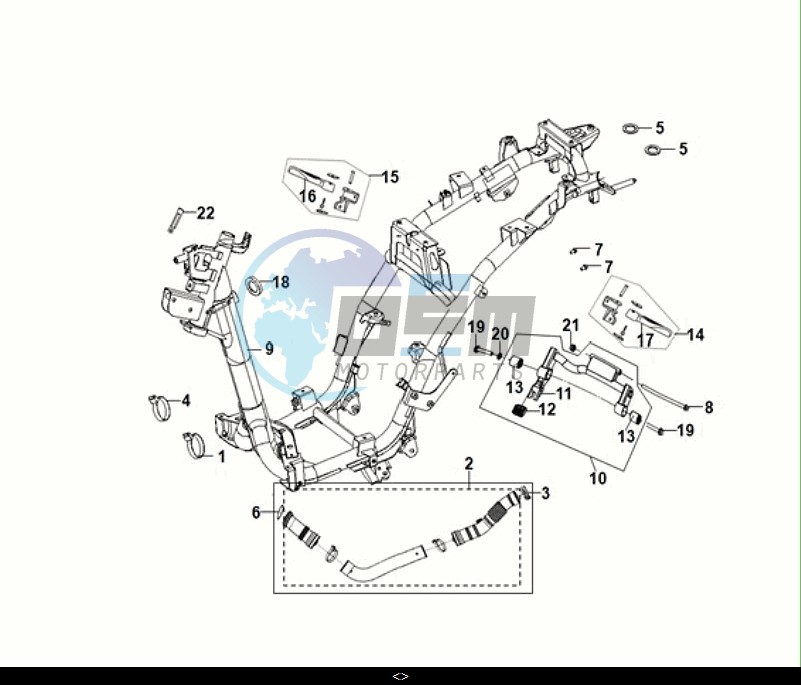 FRAME BODY - ENGINE MOUNT