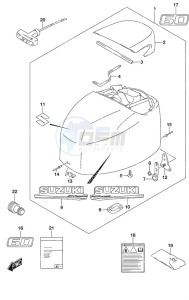 DF 60A drawing Engine Cover