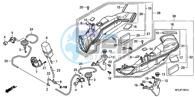 AIR INTAKE DUCT/SOLENOID VALVE