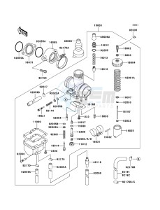 KLF250 KLF250A6F EU GB drawing Carburetor