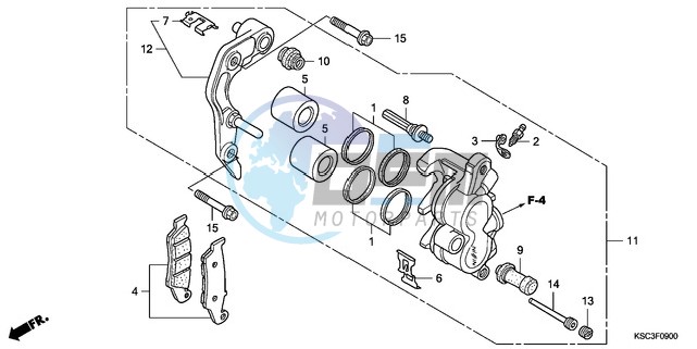 FRONT BRAKE CALIPER