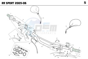 RR SPORT 50 drawing CONTROLS -  STEER