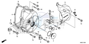 MSX125AH Europe Direct - (ED) drawing LEFT CRANKCASE COVER