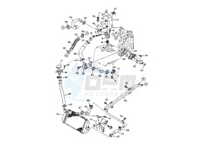 YP MAJESTY 400 drawing COOLING SYSTEM