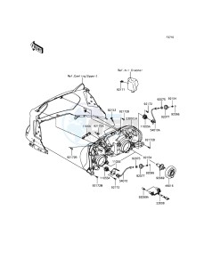 1400GTR ABS ZG1400EGF FR GB XX (EU ME A(FRICA) drawing Headlight(s)