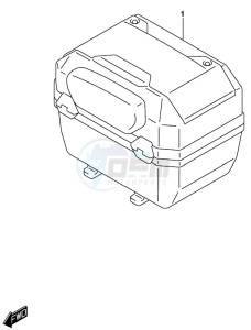 DL250 drawing OPTIONAL (TOP CASE SET)