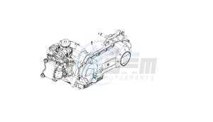 BOULEVARD - 150 CC 4T E3 drawing ENGINE