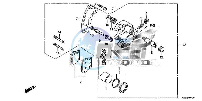 FRONT BRAKE CALIPER