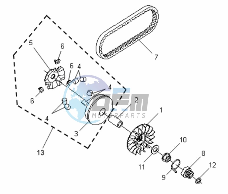 CLUTCH / V BELT